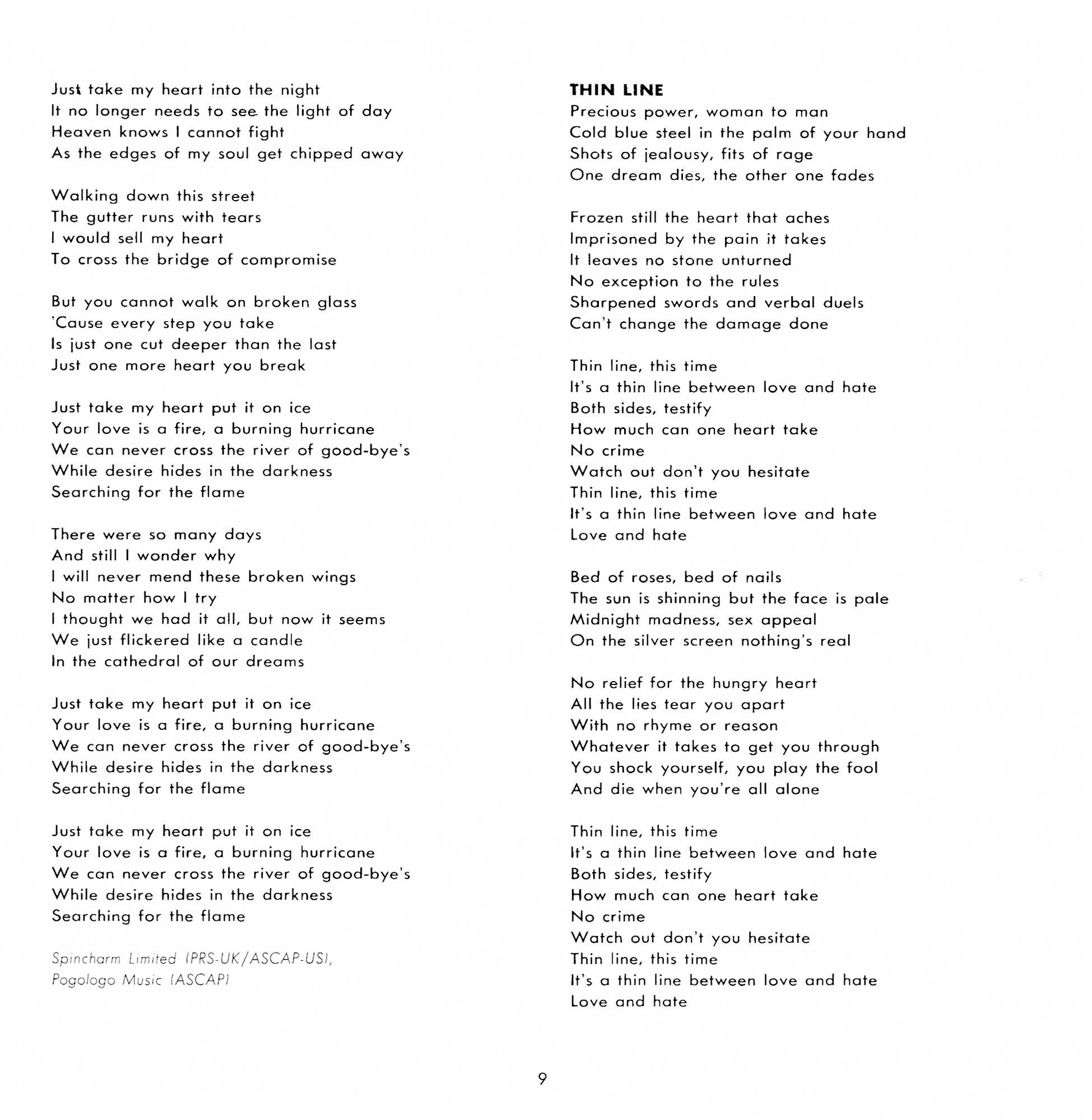 Emerson, Lake and Palmer In The Hot Seat [jbooklet09 jpn]